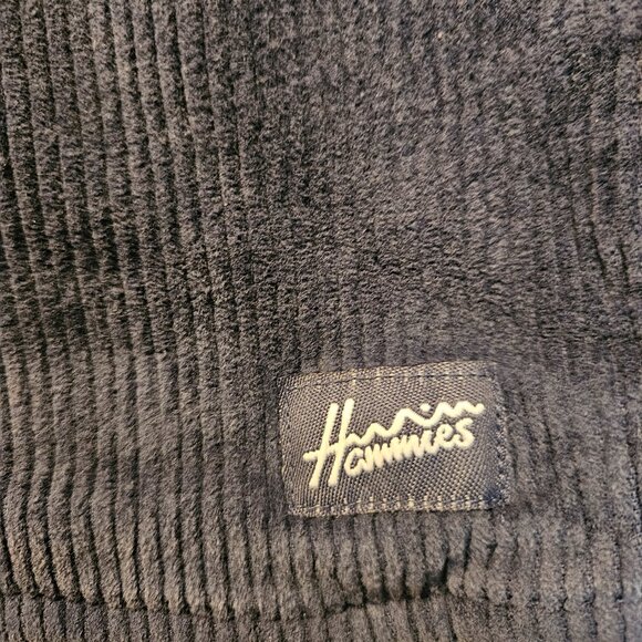 High Waist Blue Corduroy Shorts - Picture 3 of 5